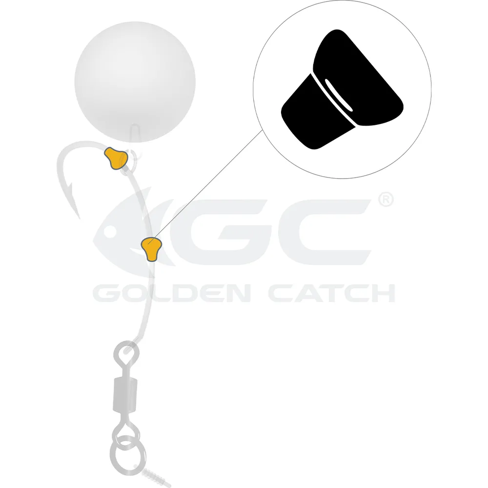 Стопор GC G.Carp Hook Ring Stops S (20шт)