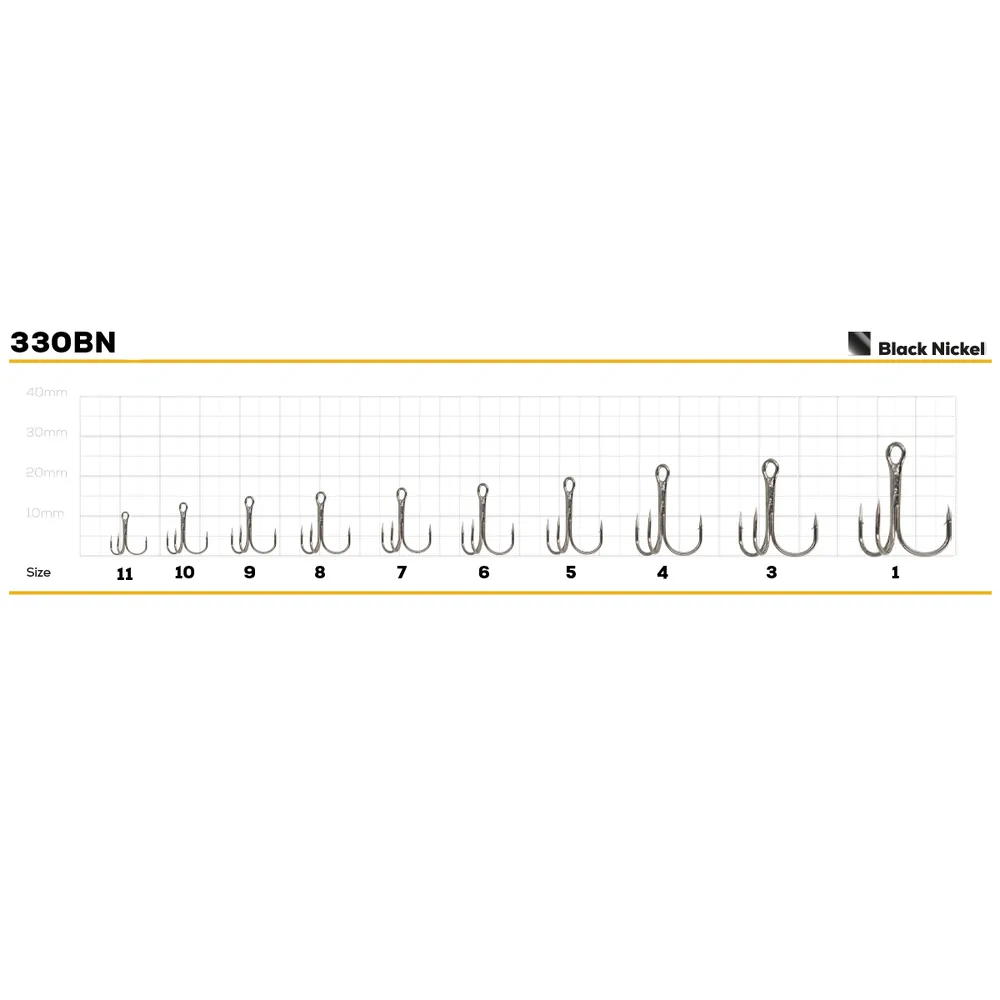 Гачок потрійний ZEOX Basic Treble Hook 330BN №05 (30шт)