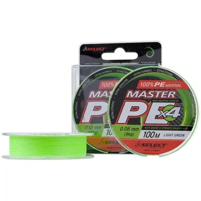 Шнур Select Master PE 100m (салат.) #0.8/0.12mm 33lb/15kg