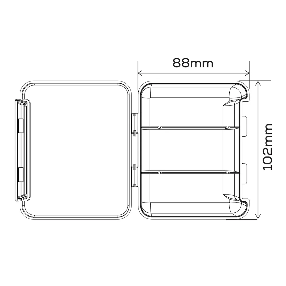 Коробка для аксесуарів GC G.Carp Mini Box 3 section