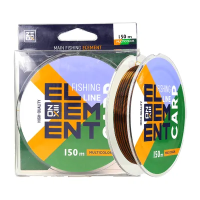 Волосінь ZEOX Element Carp Line 150м Multicolor 0.256мм