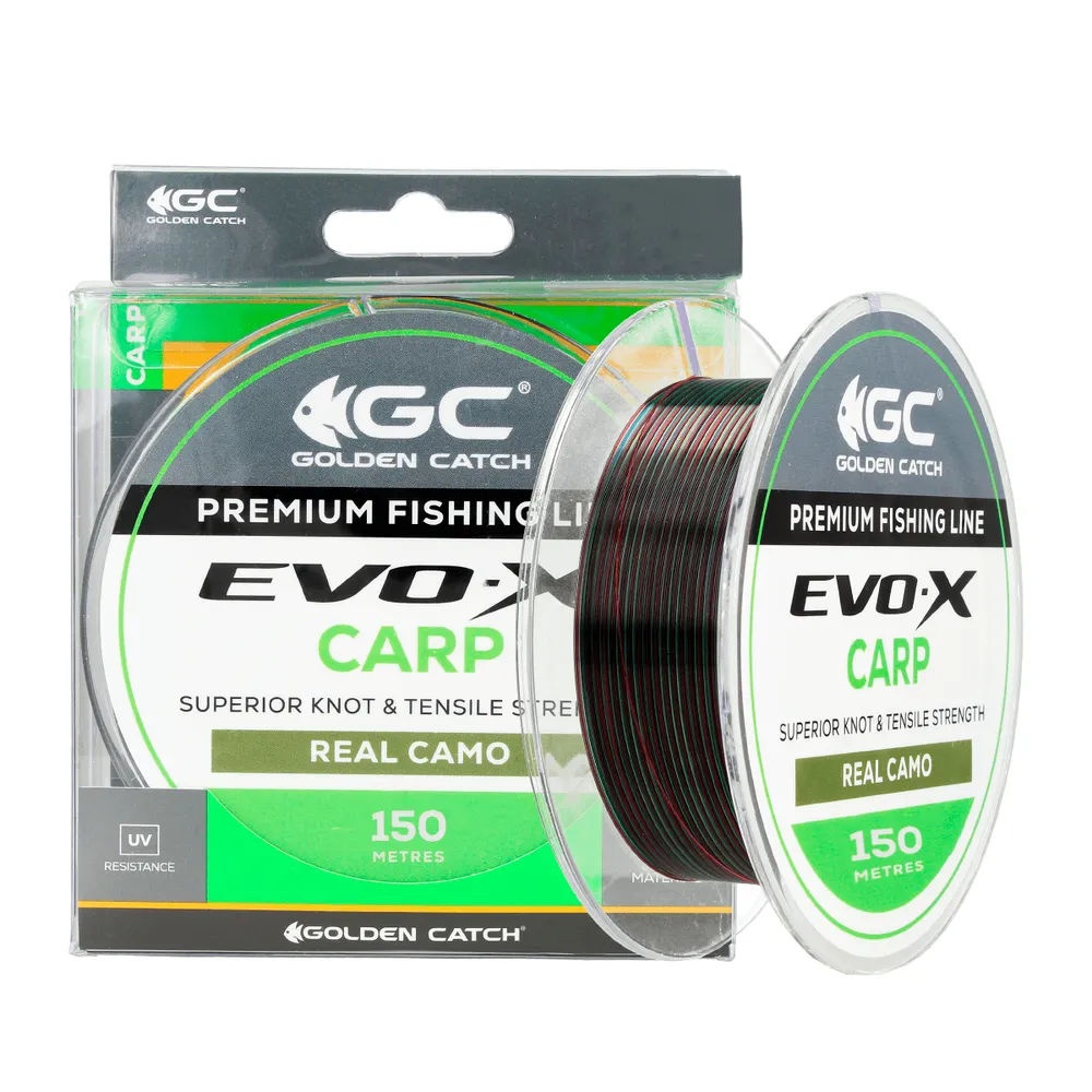 Волосінь GC EVO-X Carp 150м Real Camo 0.286мм