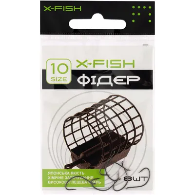 Гачок X-Fish Фідер #10 (8 шт/уп)