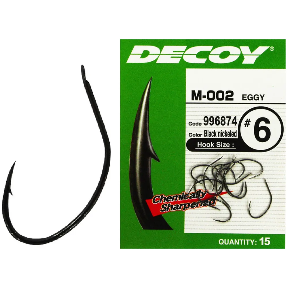 Гачок Decoy M-002 Eggy #8 (15 шт/уп)