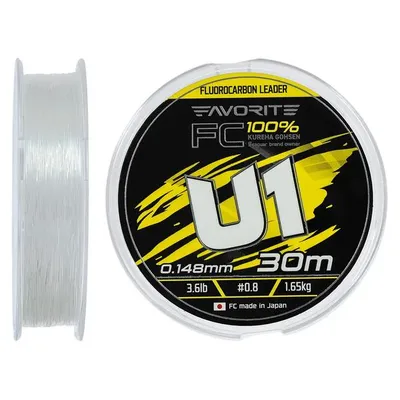 Флюорокарбон Favorite U1 FC 30m #0.8/0.148mm 3.6lb/1.65kg
