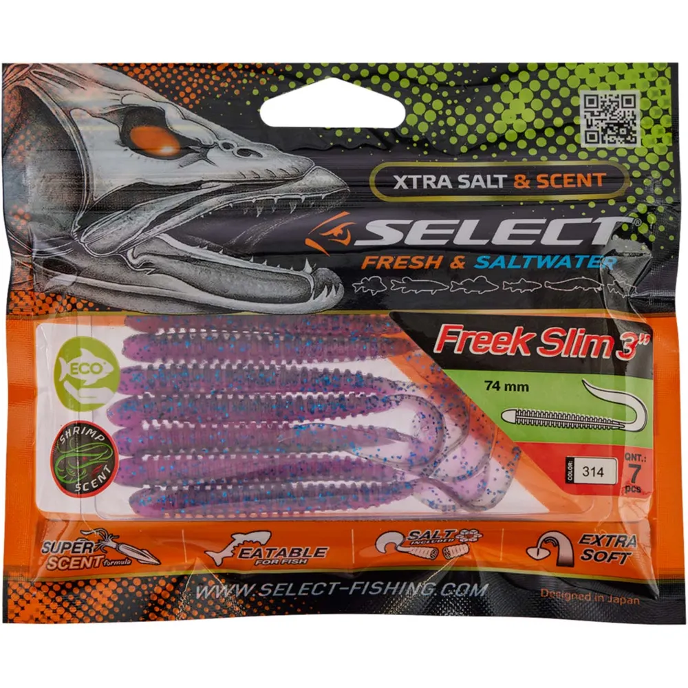 Силікон Select Freek Slim 3 #314 (7 шт/уп)