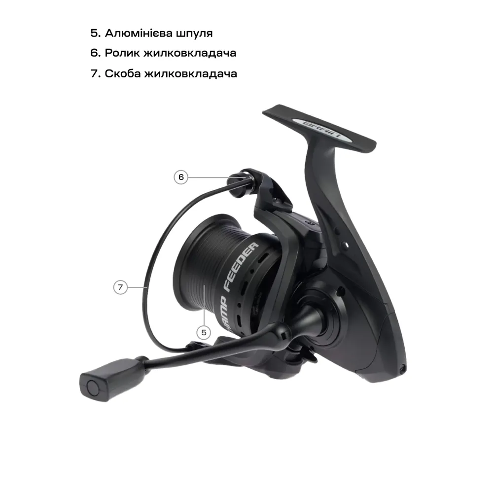 Котушка Brain Champ Feeder 4000 3+1BB 4.8:1
