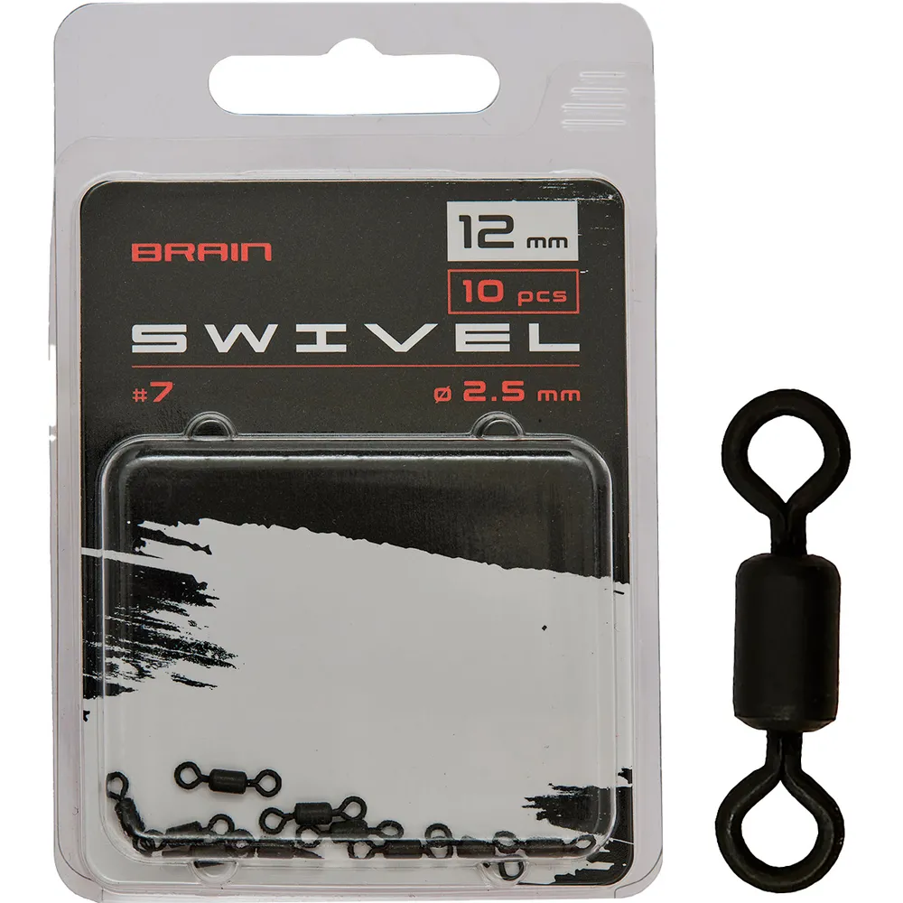 Вертлюжок Brain Swivel #7, 12mm, diam 2.5mm (10 шт/уп) SGCA-8008-7