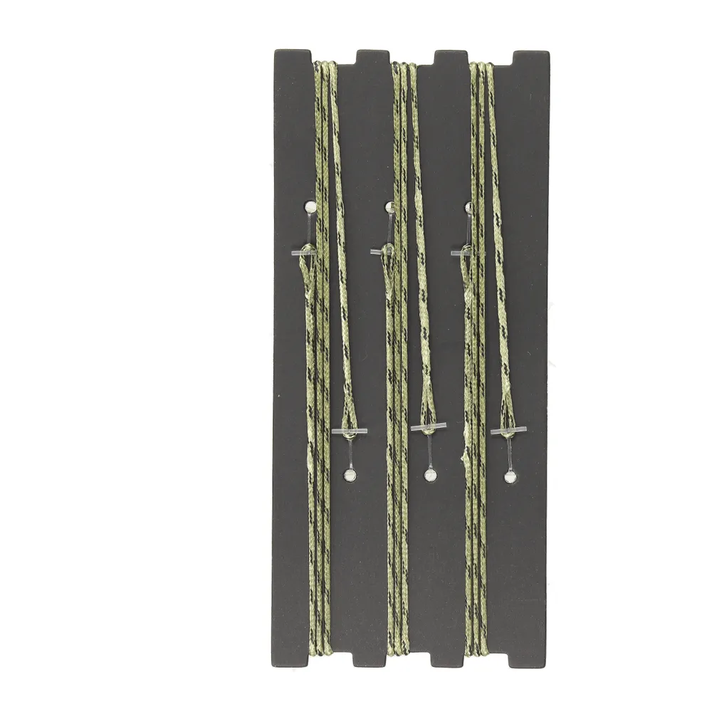 Оснащення коропове GC G.Carp Double Looped Leadcore 75см 50lb (3шт) Caмo Green
