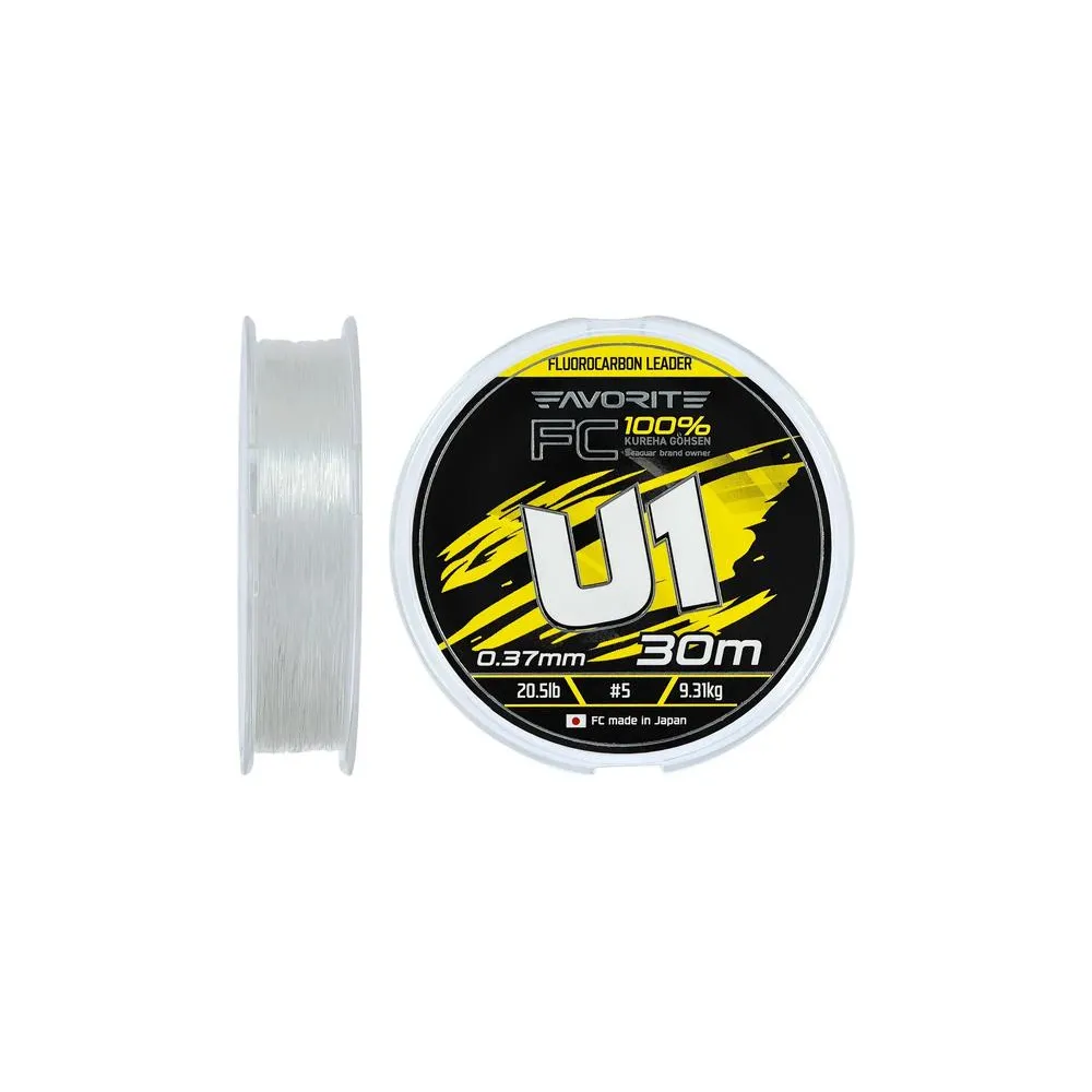 Флюорокарбон Favorite U1 FC 30m #5.0/0.37mm 20.5lb/9.31kg