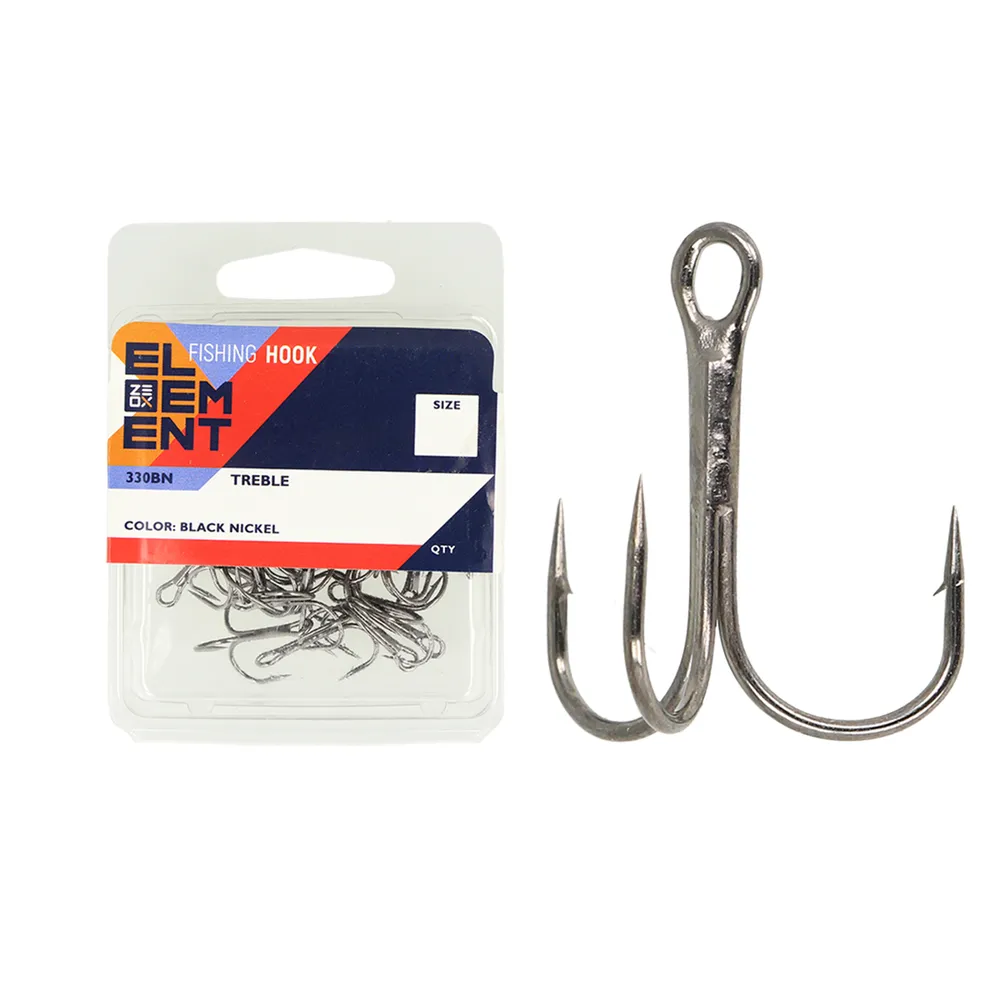 Гачок потрійний ZEOX Basic Treble Hook 330BN №01 (30шт)
