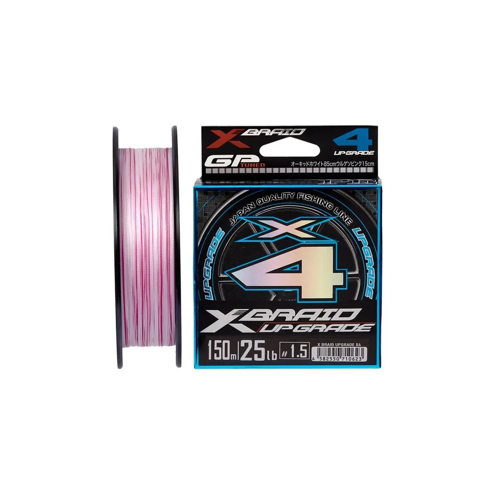 Шнур YGK X-Braid Upgrade X4 100m #0.25/0.08mm 5lb/2.3kg