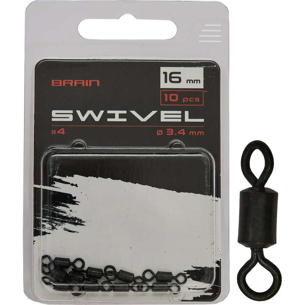 Вертлюжок Brain Swivel #4, 16mm, diam 3.4mm (10 шт/уп) SGCA-8008-4