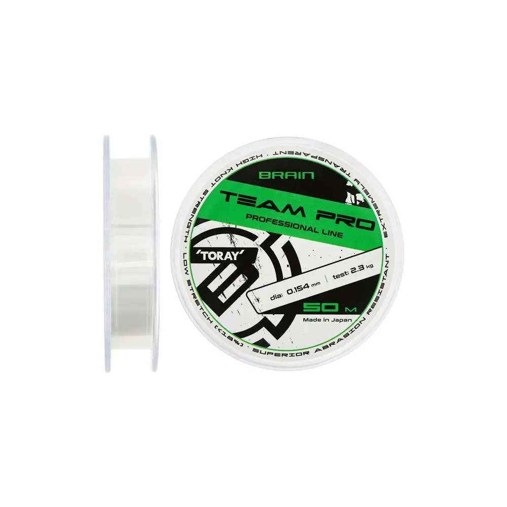 Волосінь Brain Team Pro 50m (clear) 0.154mm 2.3kg