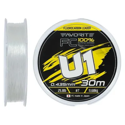 Флюорокарбон Favorite U1 FC 30m #7.0/0.435mm 25.8lb/11.68kg