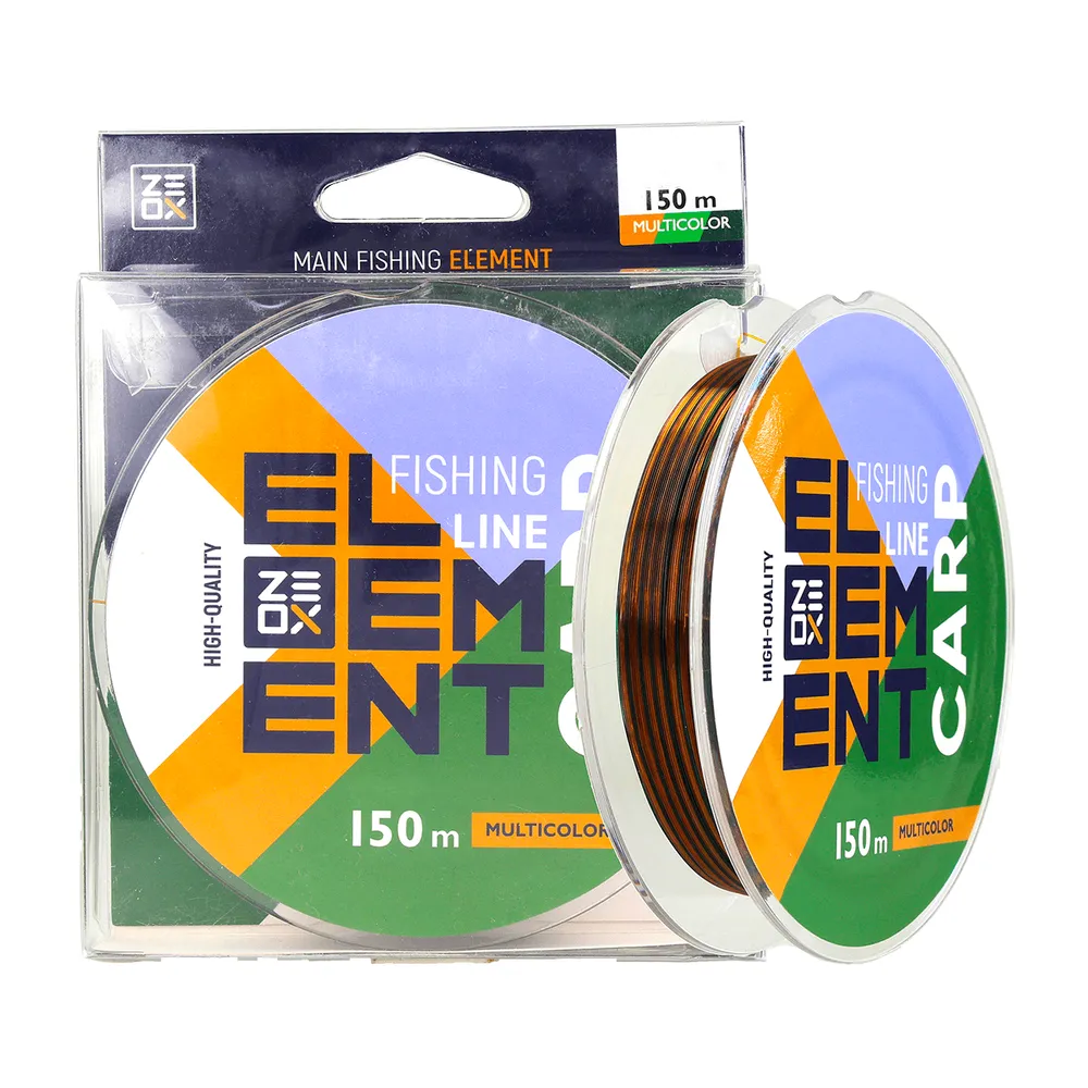 Волосінь ZEOX Element Carp Line 150м Multicolor 0.256мм